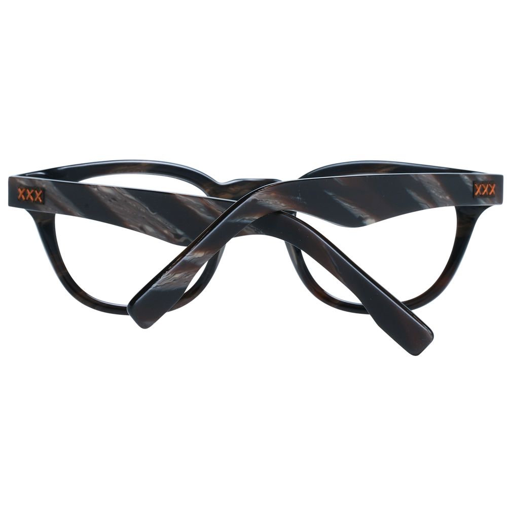 Ermenegildo Zegna Black Plastic Glasses (Frames)