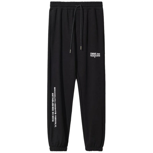 Comme Des Fuckdown Black Cotton Pant