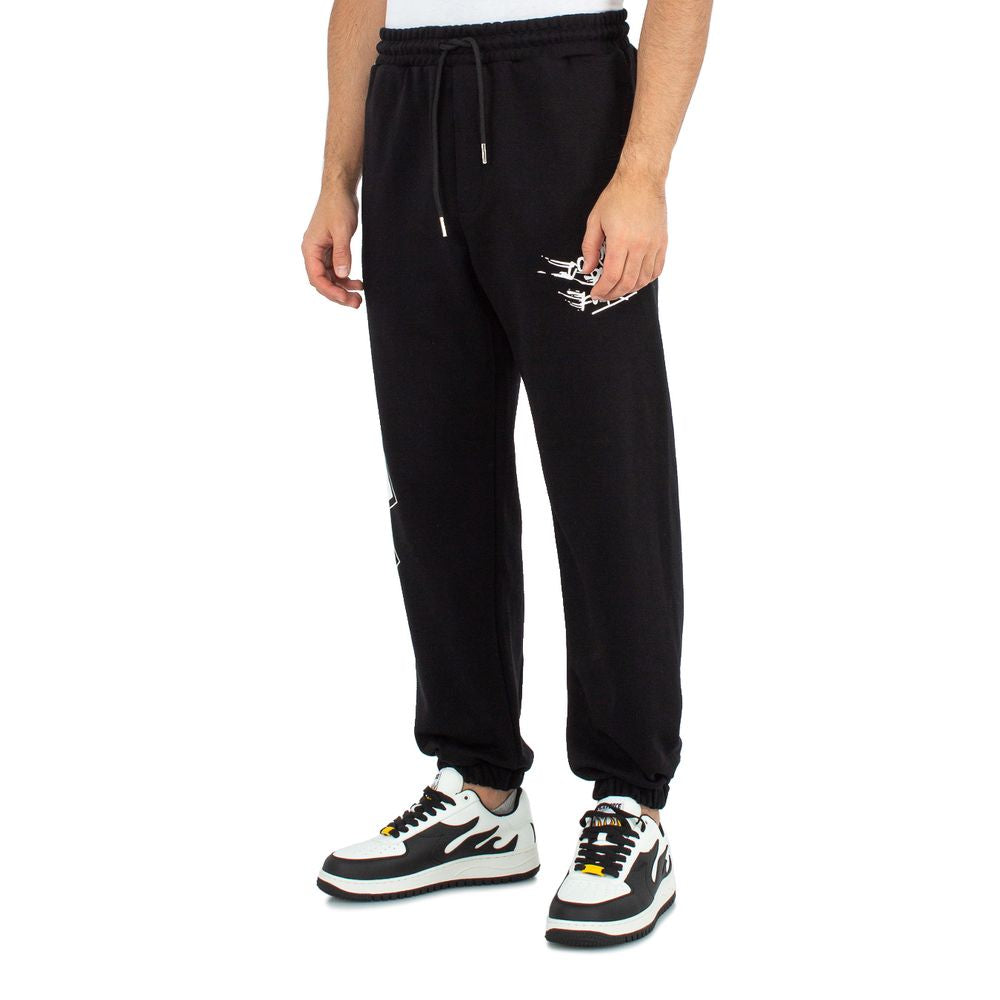 Comme Des Fuckdown Nero Cotton Men Sweatpant