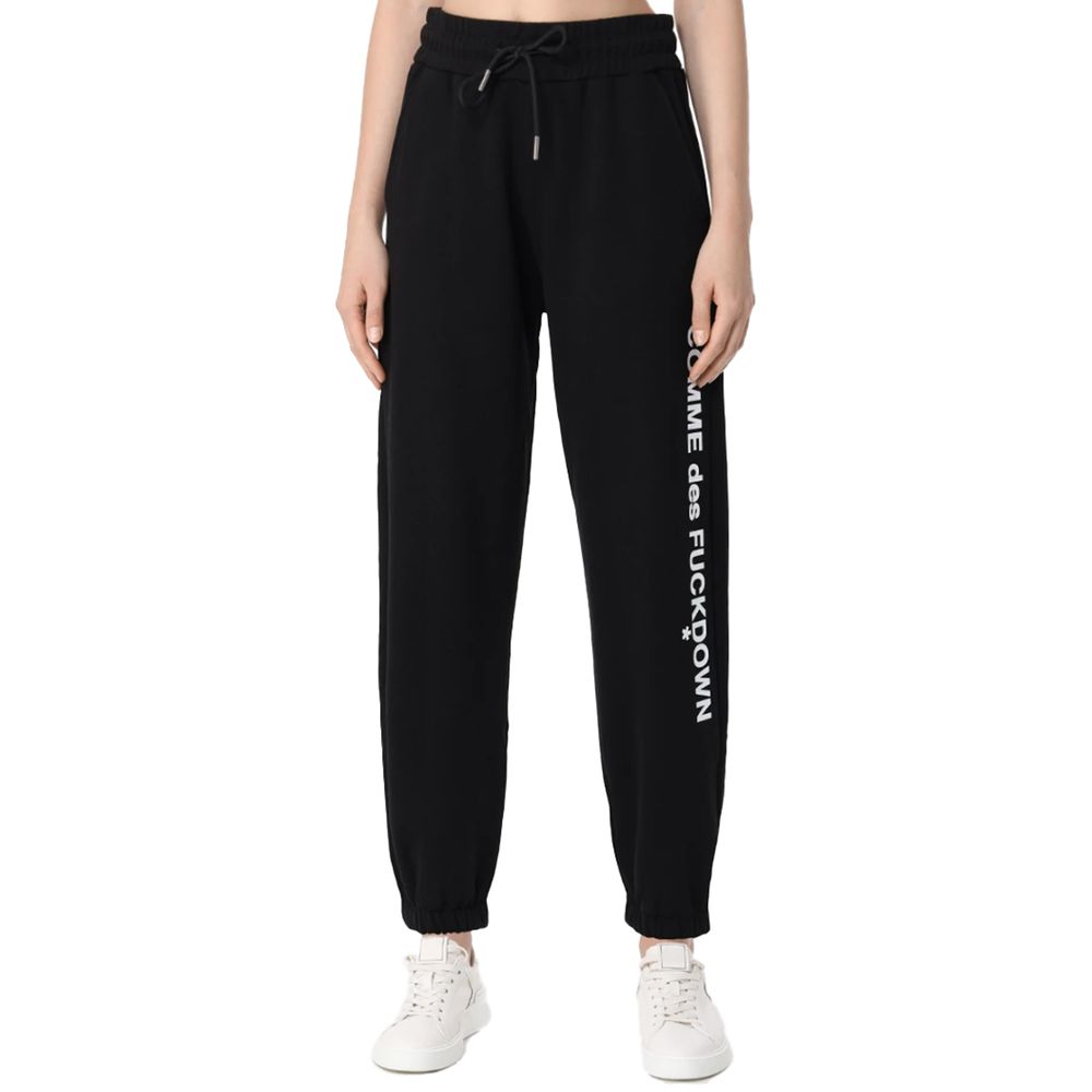 Comme Des Fuckdown Black Cotton Women's Pant
