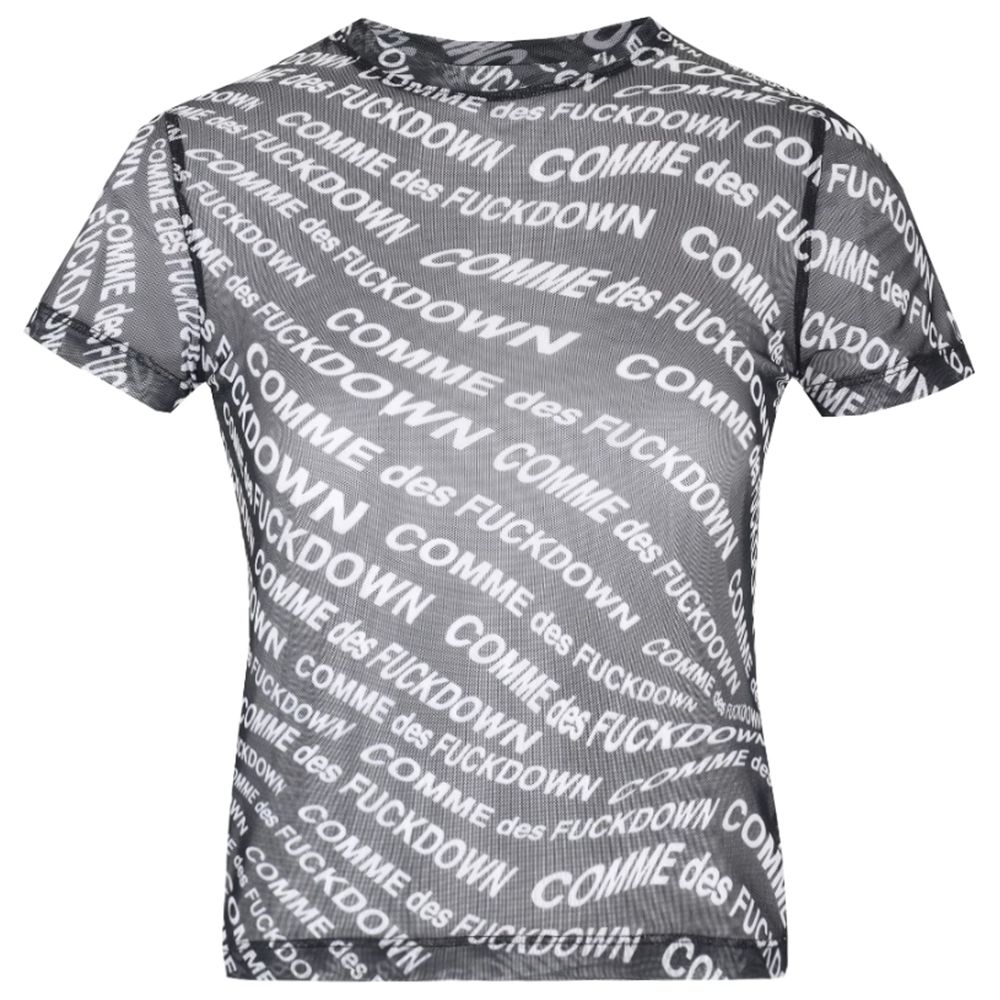Comme Des Fuckdown Black Polyester Women's T-Shirt