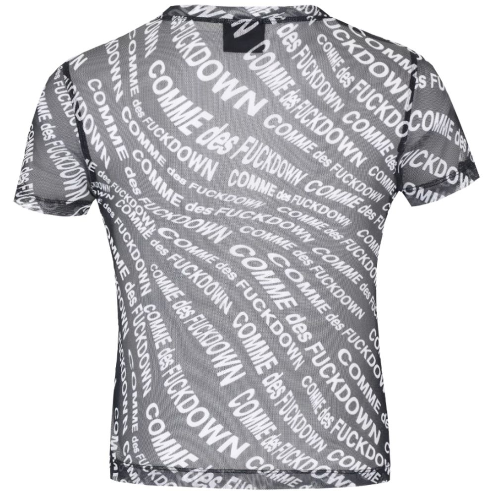 Comme Des Fuckdown Black Polyester Women's T-Shirt