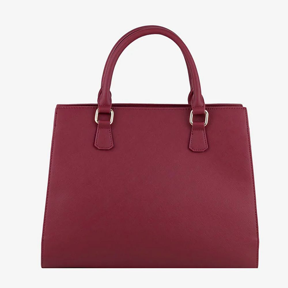 CRISTINAEFFE Bordeaux Faux Leather Women Shoulder Bag