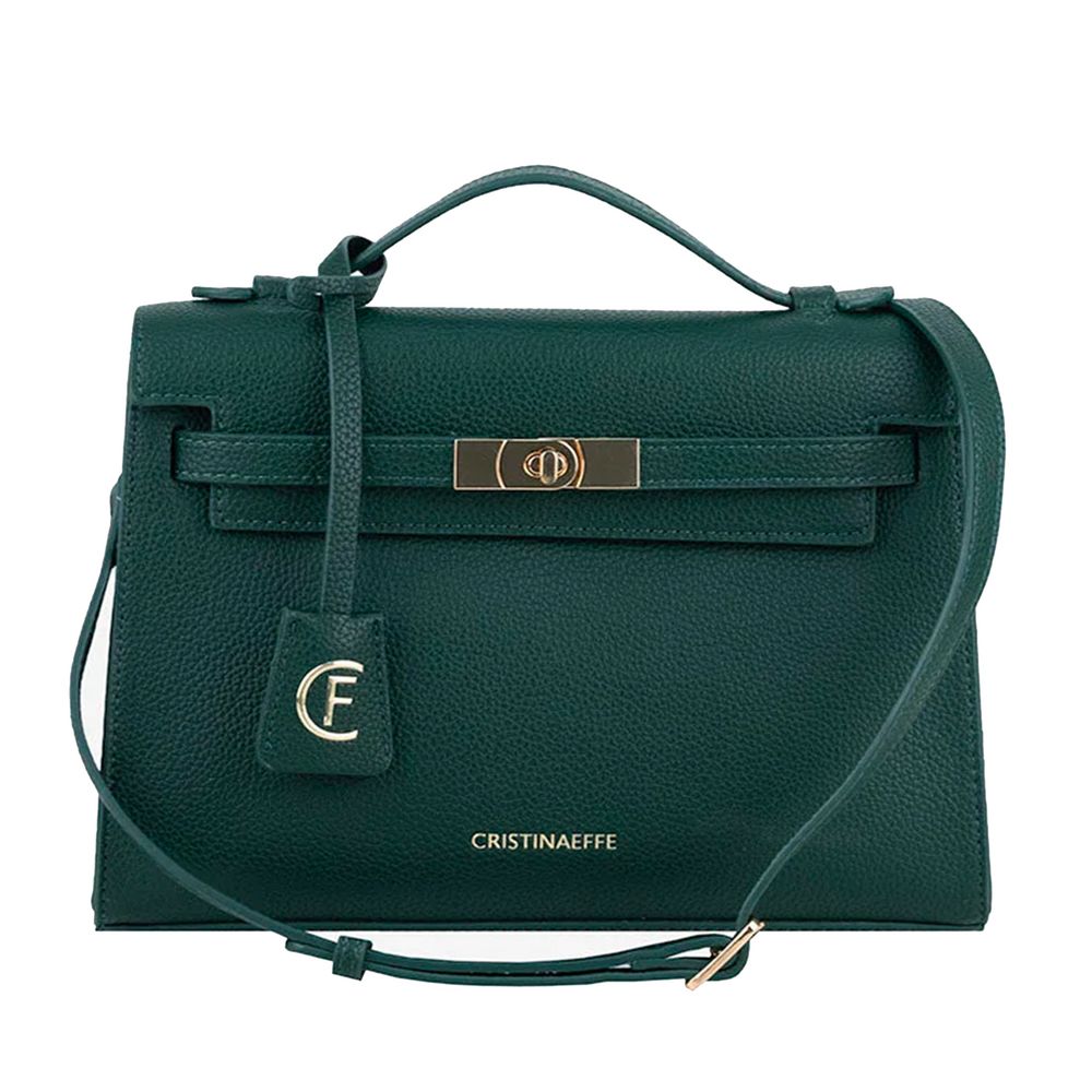 CRISTINAEFFE Verde Ecopelle Women Shoulder Bag
