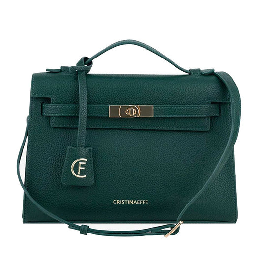 CRISTINAEFFE Verde Ecopelle Women Shoulder Bag