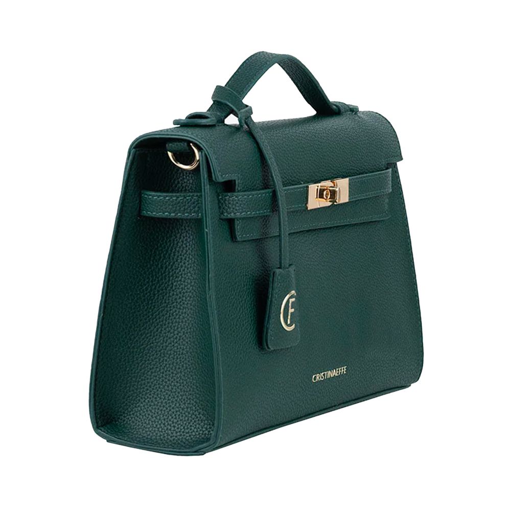 CRISTINAEFFE Verde Ecopelle Women Shoulder Bag