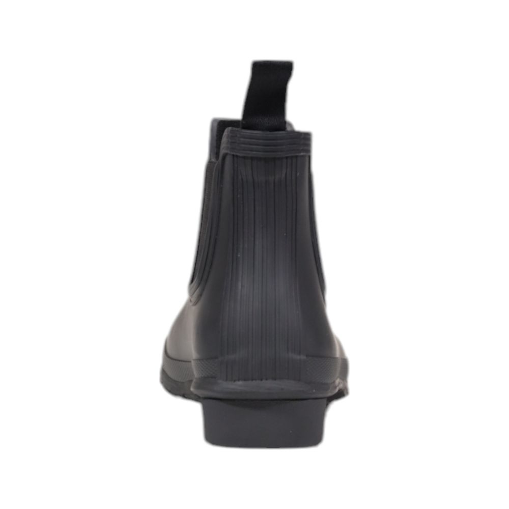 Hunter Black Recycled Polyester Ankle Boots