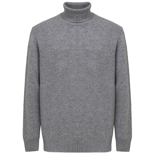 Cruciani Gray Cashmere Turtleneck