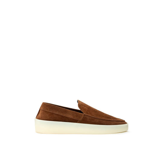 Fear Of God Brown Leather Slip-On Loafer