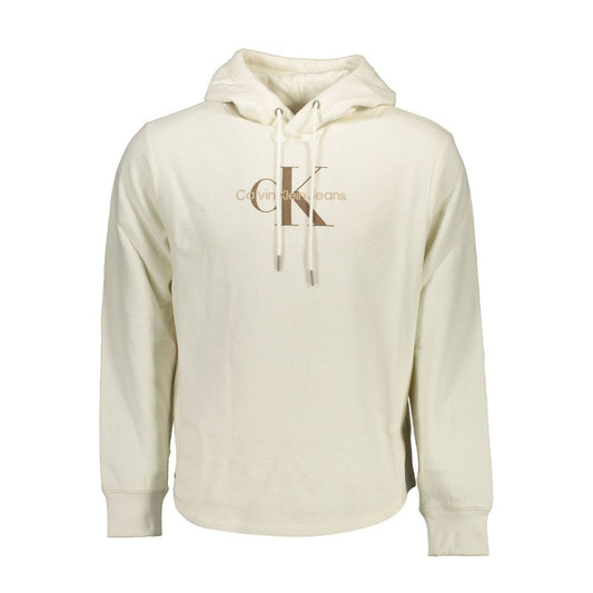 Calvin Klein White Cotton Sweatshirt
