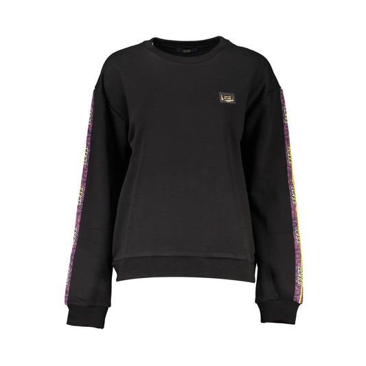 Cavalli Class Black Cotton Sweatshirt
