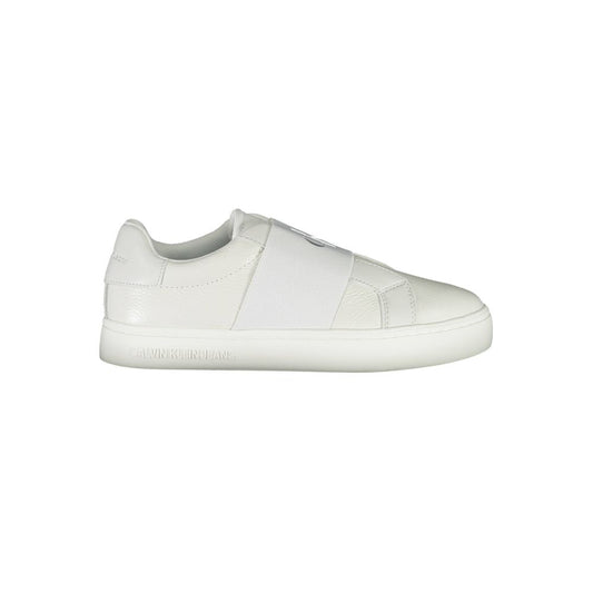 Calvin Klein White Polyester Sneaker