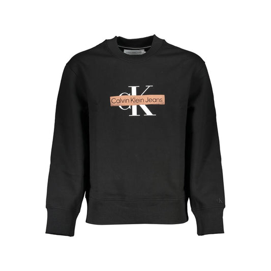 Calvin Klein Black Cotton Sweatshirt
