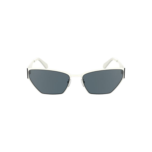 Calvin Klein White Metal Sunglass