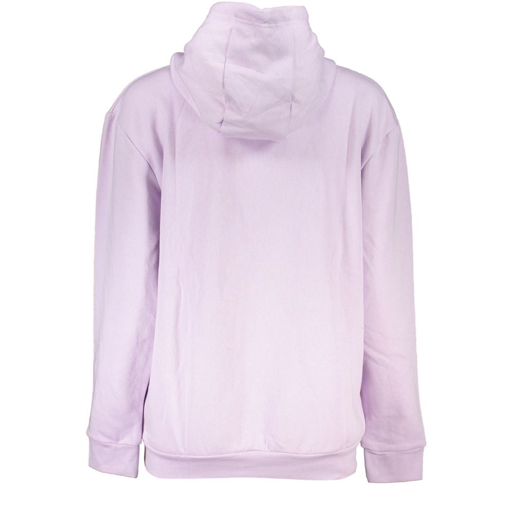 Cavalli Class Purple Cotton Sweatshirt