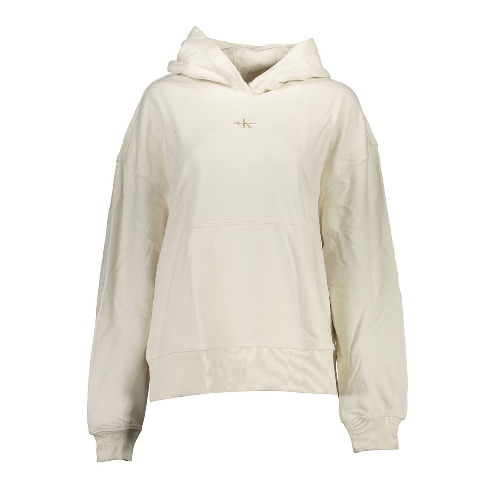 Calvin Klein White Cotton Sweatshirt
