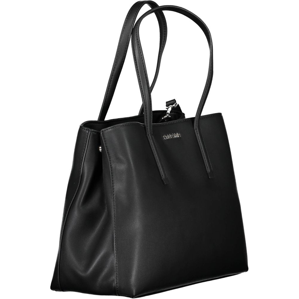 Calvin Klein Black Polyester Handbag
