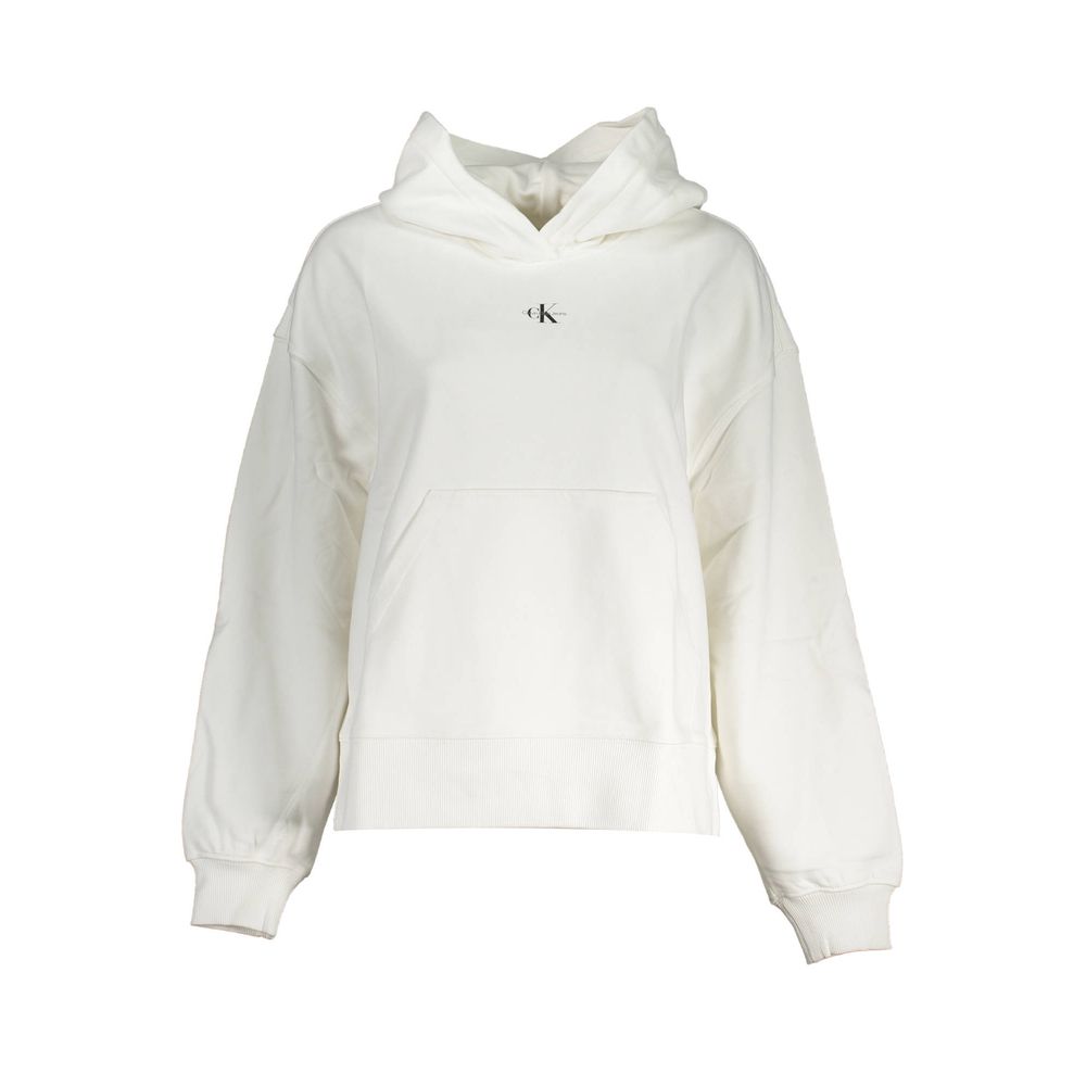 Calvin Klein White Cotton Sweatshirt