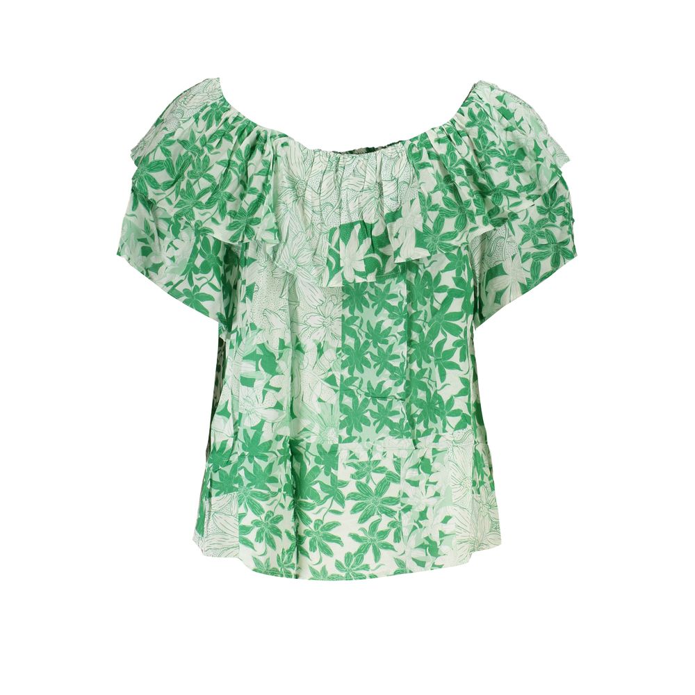 Desigual Green Cotton T-Shirt