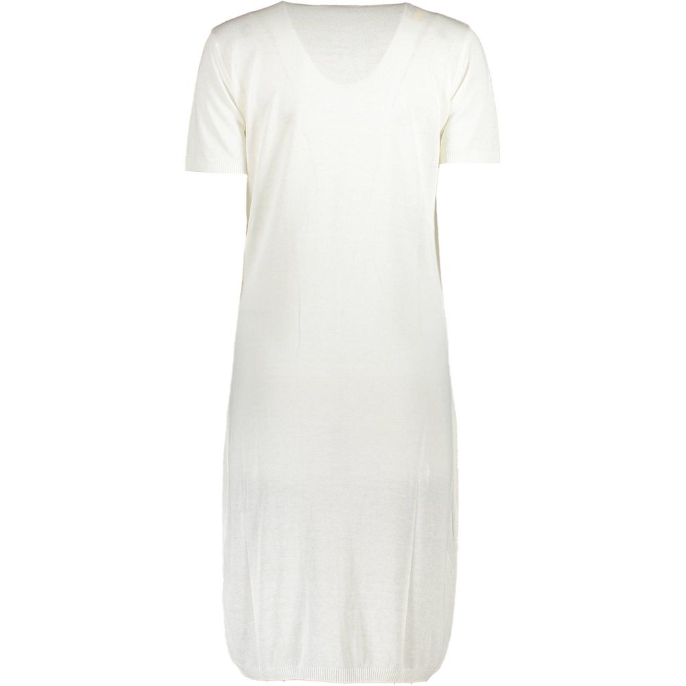 Cavalli Class White Viscose Dress