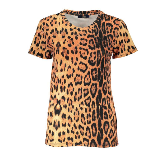 Cavalli Class Orange Cotton T-Shirt