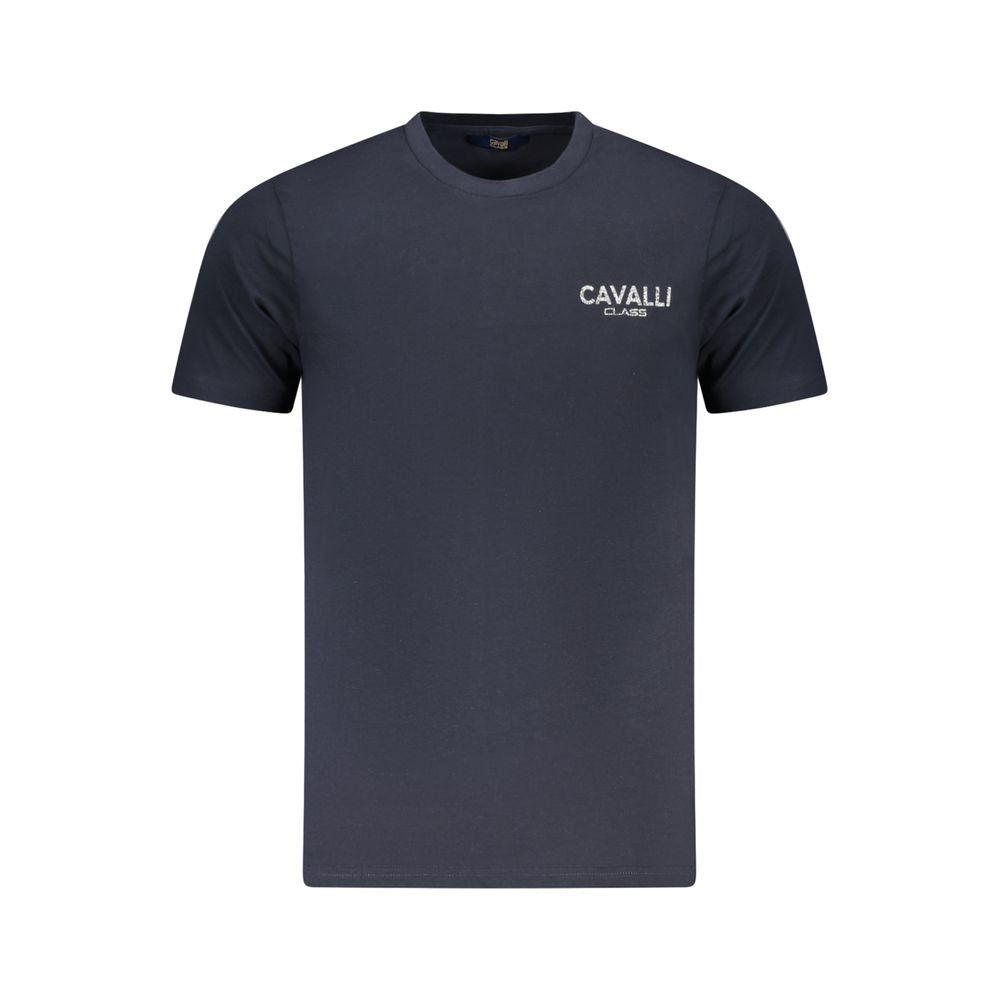 Cavalli Class Blue Cotton T-Shirt