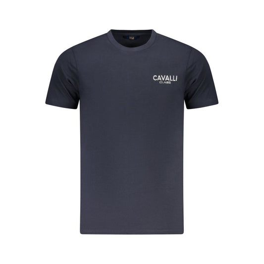 Cavalli Class Blue Cotton T-Shirt