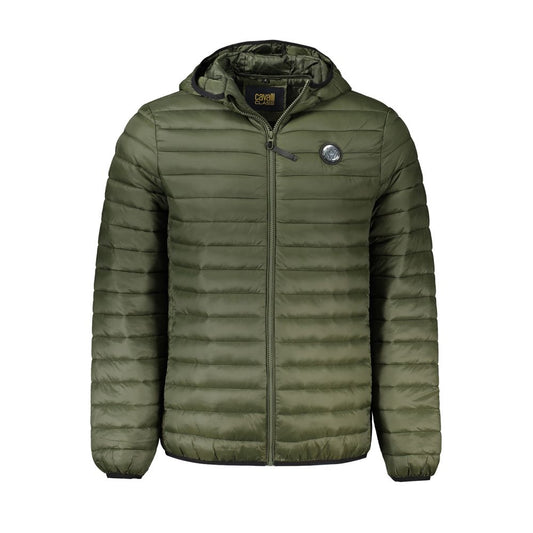 Cavalli Class Green Polyamide Jackets & Coat