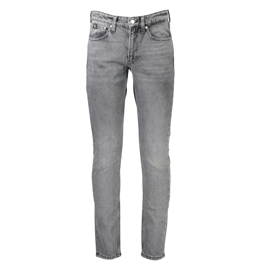 Calvin Klein Gray Cotton Jeans Denim