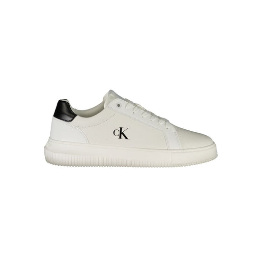 Calvin Klein White Polyester Sneaker