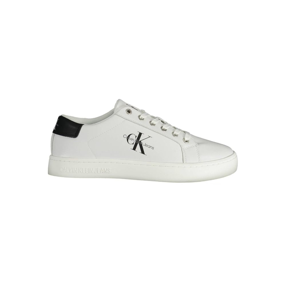 Calvin Klein White Polyester Sneaker