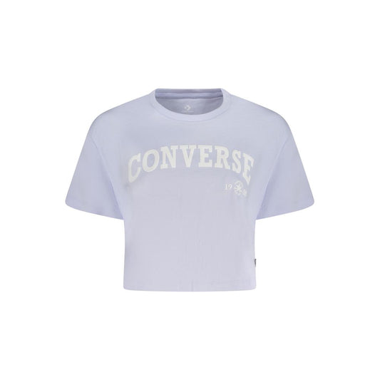 Converse Purple Cotton T-Shirt