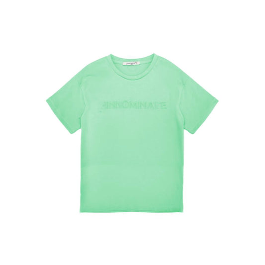 Hinnominate Green Cotton Women T-Shirt
