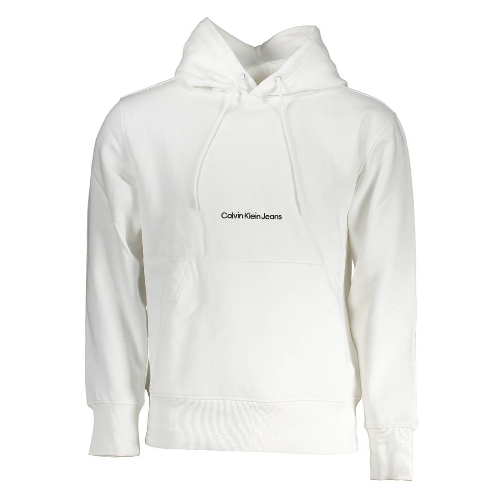 Calvin Klein White Cotton Sweatshirt