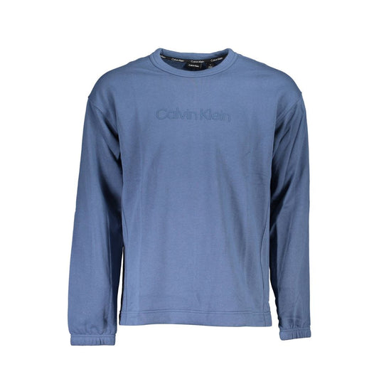 Calvin Klein Blue Cotton Sweatshirt