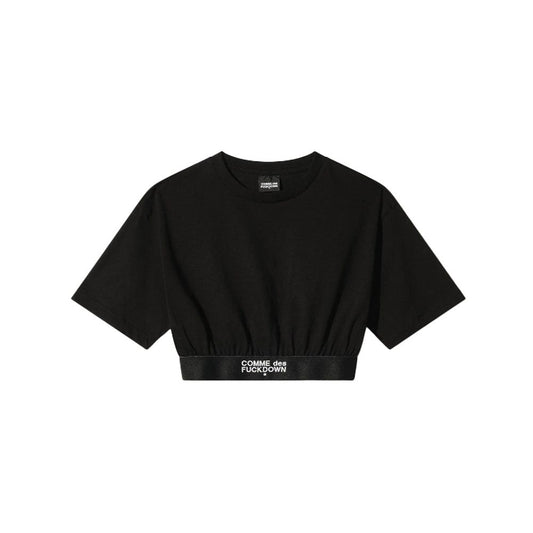 Comme Des Fuckdown Black Cotton T-Shirt