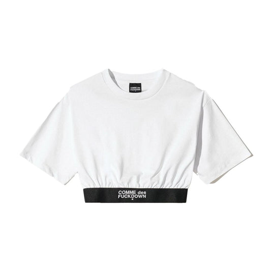 Comme Des Fuckdown White Cotton T-Shirt