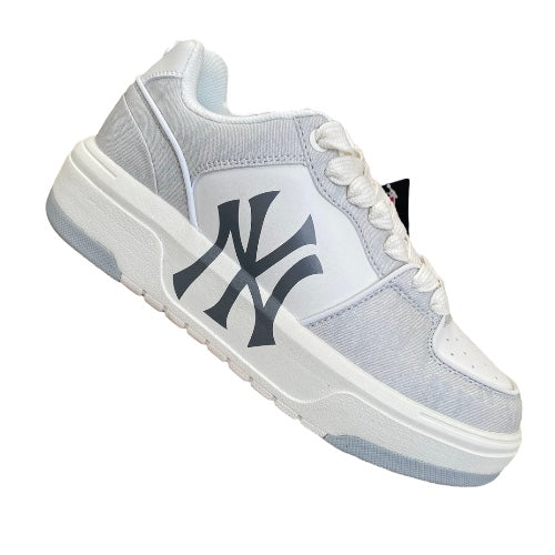 MLB white raw rubber MLB Yankees senior shoes men's and women's sneakers