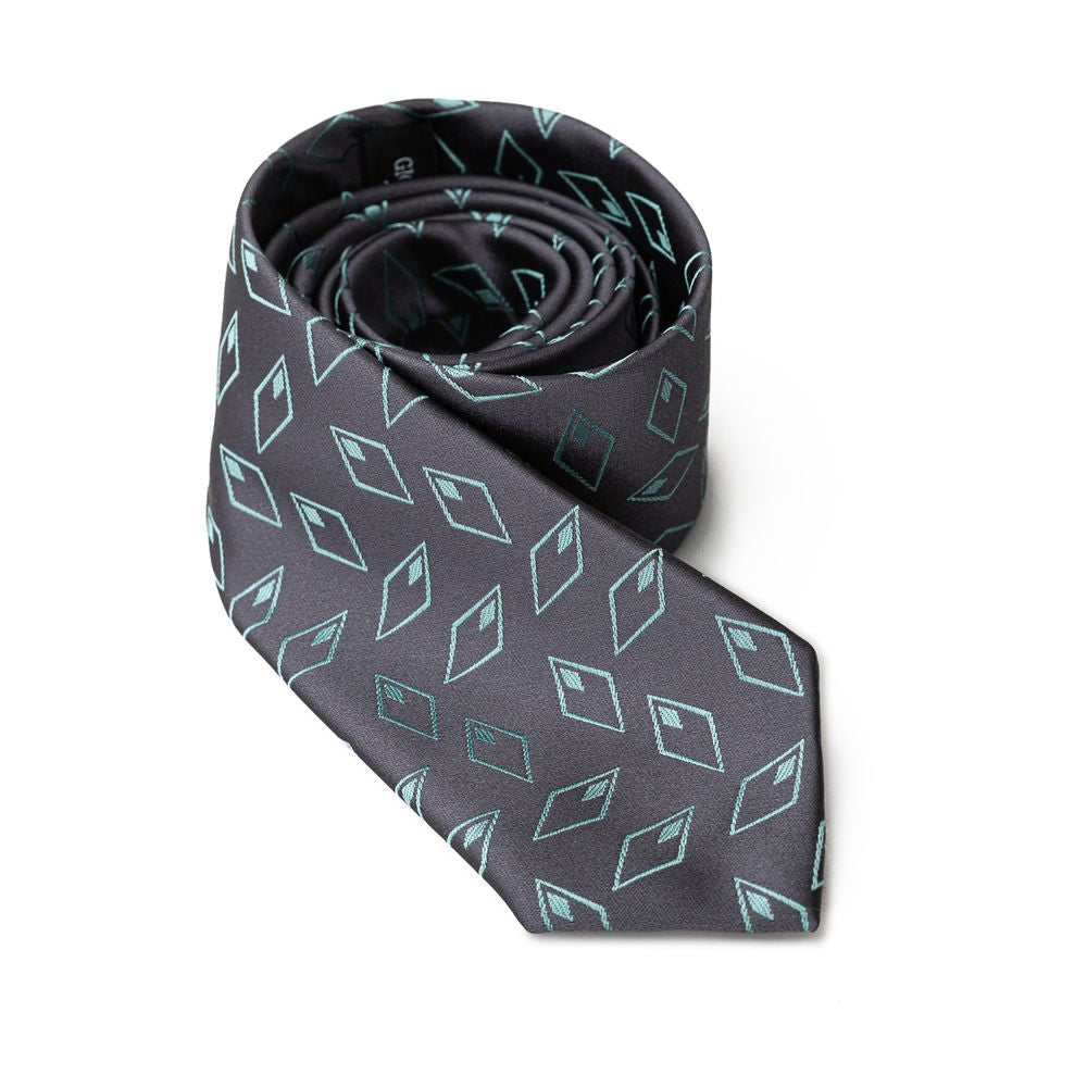 Giorgio Armani Gray Silk Tie