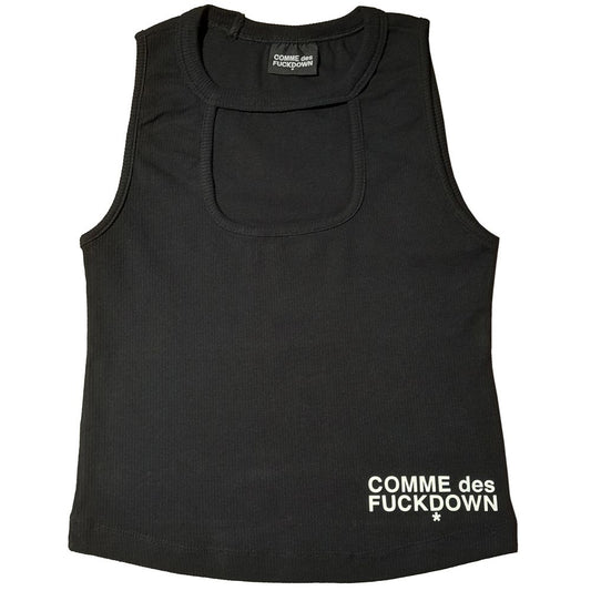 Comme Des Fuckdown Black Cotton T-Shirt