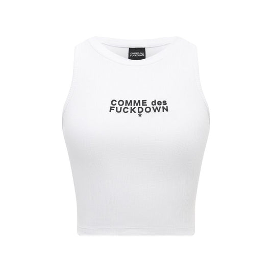 Comme Des Fuckdown White Cotton T-Shirt