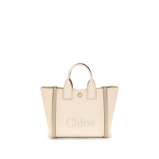Chloé Beige Cotton Handbag