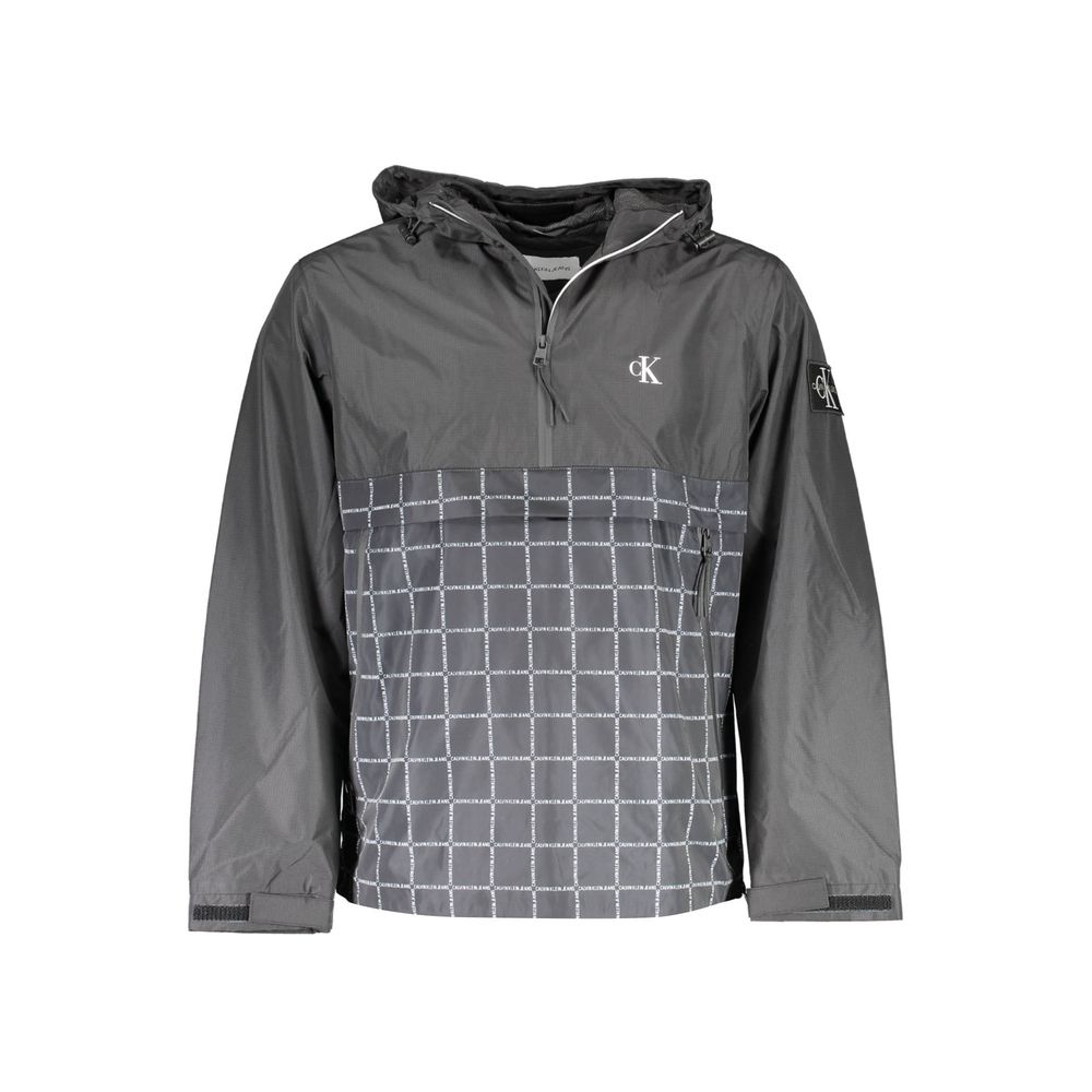 Calvin Klein Black Polyester Jackets & Coat