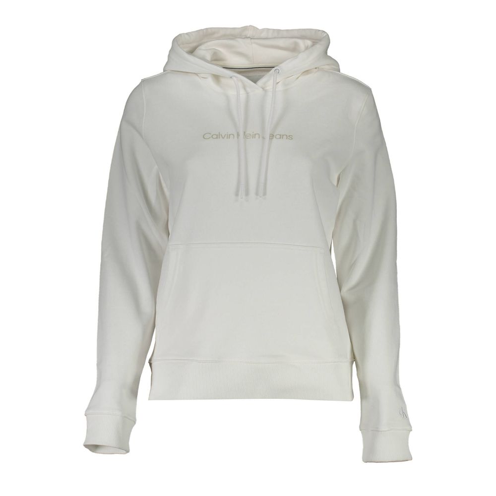 Calvin Klein White Cotton Sweatshirt