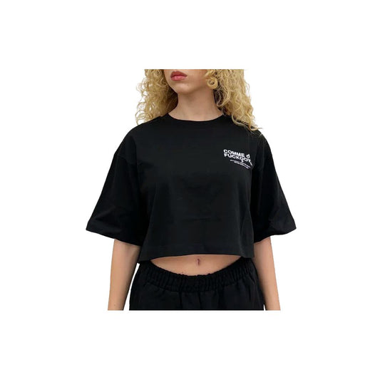Comme Des Fuckdown Black Cotton T-Shirt