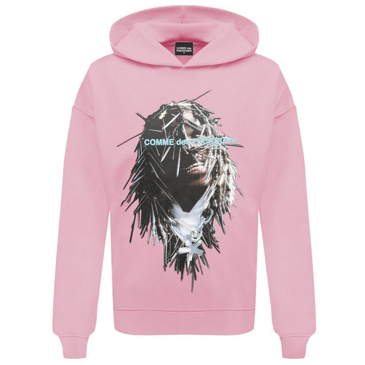 Comme Des Fuckdown Pink Cotton Sweatshirt