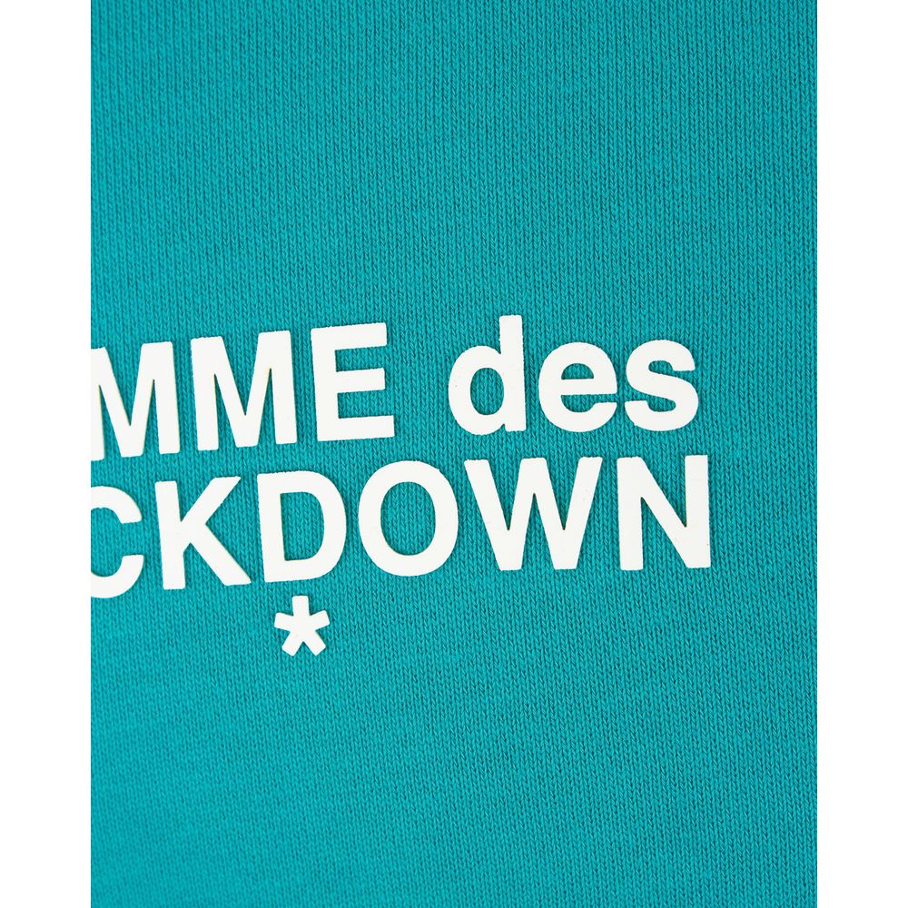 Comme Des Fuckdown Green Cotton Sweatshirt