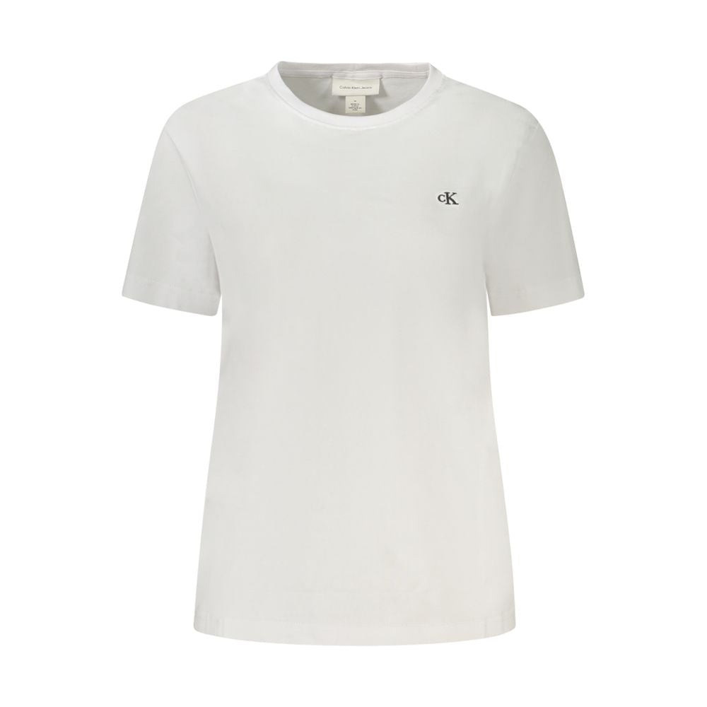 Calvin Klein White Cotton T-Shirt