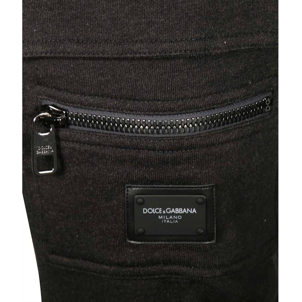 Dolce & Gabbana Gray Cotton Cargo Pants