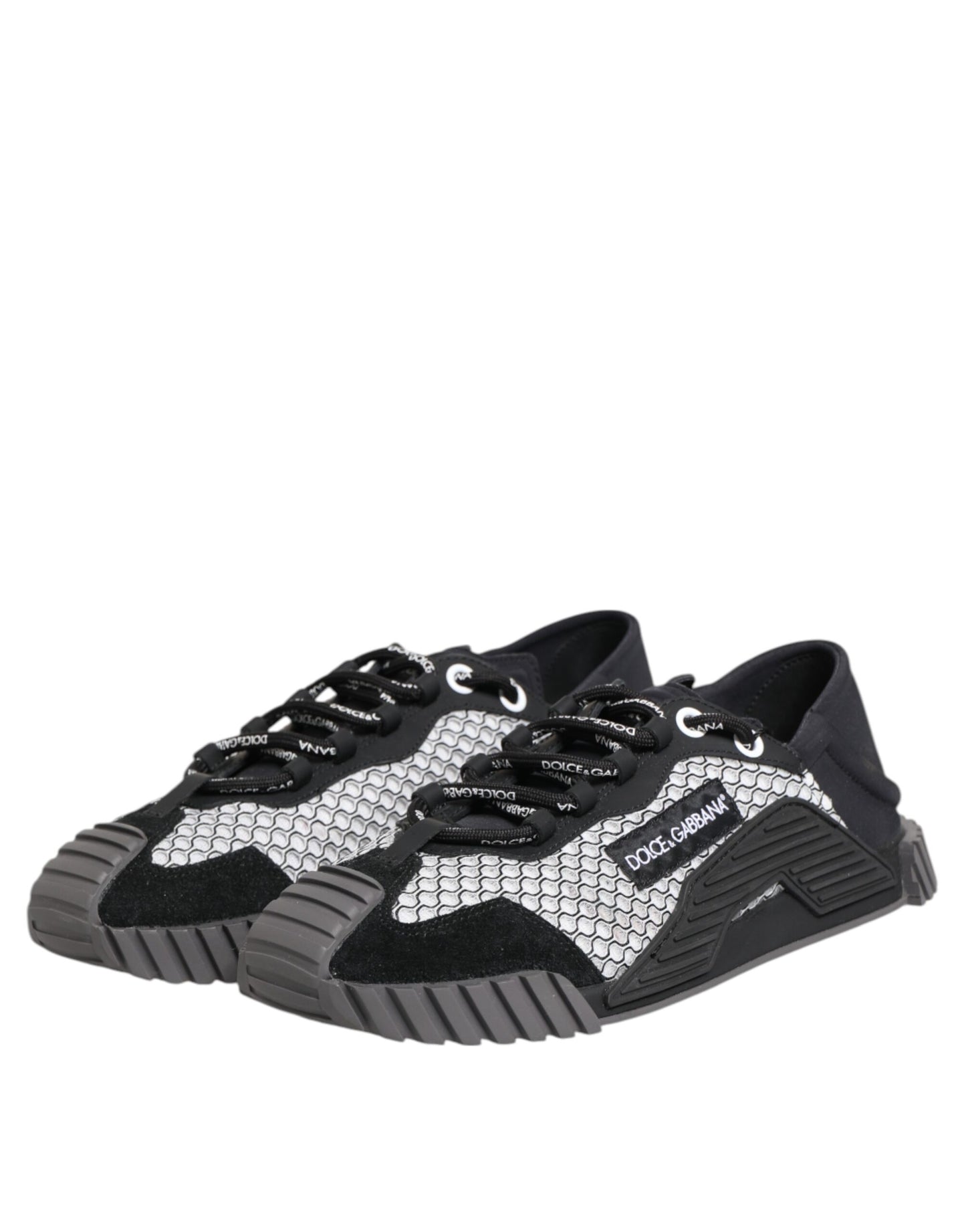 Dolce & Gabbana Multicolor Lace Up Low Top NS1 Sneakers Shoes